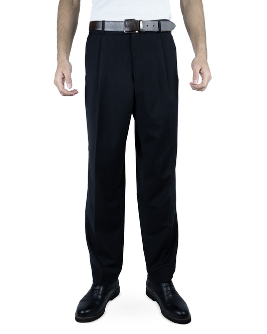 Relaxed Fit Tailored Pants - Black