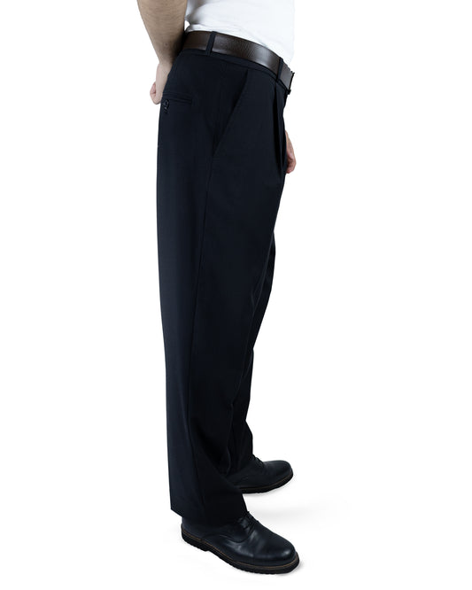 Relaxed Fit Tailored Pants - Black