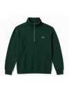 REGULAR-FIT HALF-ZIP SWEATER - FOREST GREEN