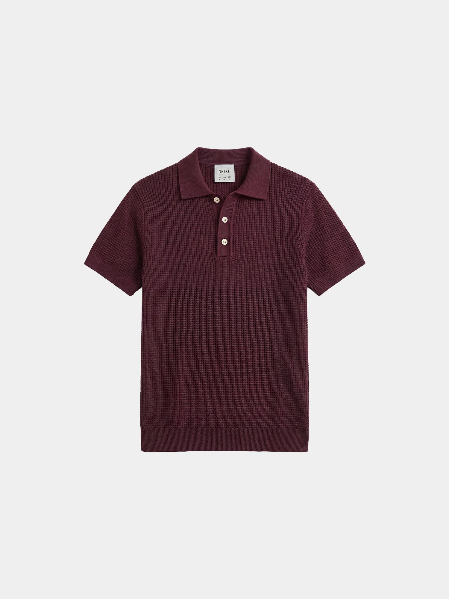 Waffle Knit Polo - Pistachio Green – TERSA