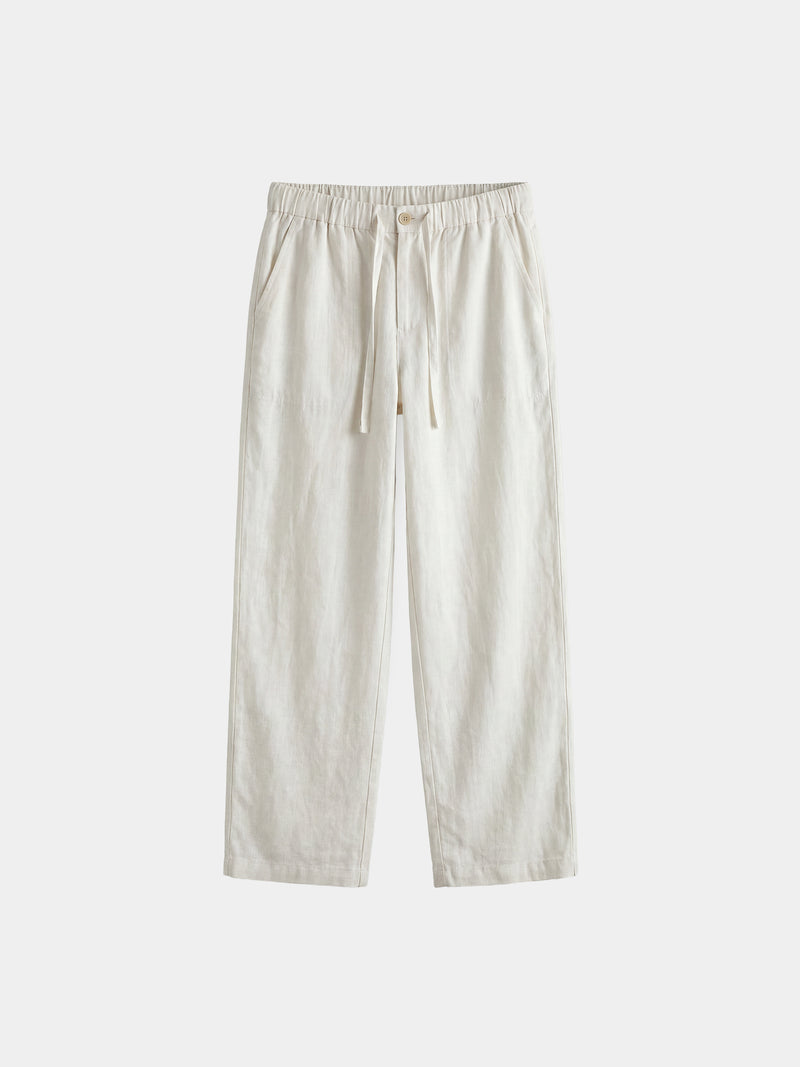 Fatigue Linen Pants - Offwhite