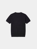 Henley Relaxed Knit - Black
