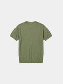 Henley Relaxed Knit  - Pistachio Green