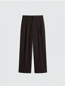 Tersa Tailored Pants - Dark Brown