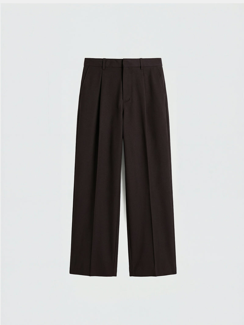 Tersa Tailored Pants - Dark Brown