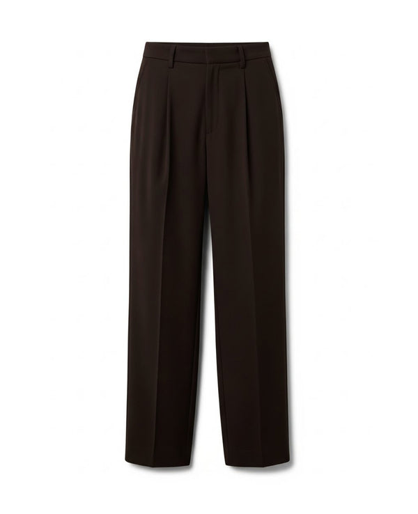 Tersa Tailored Pants - Dark Brown
